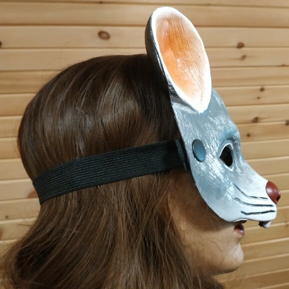 PU Foam Mouse or Rat Masquerade Mask - Picture 4 of 6